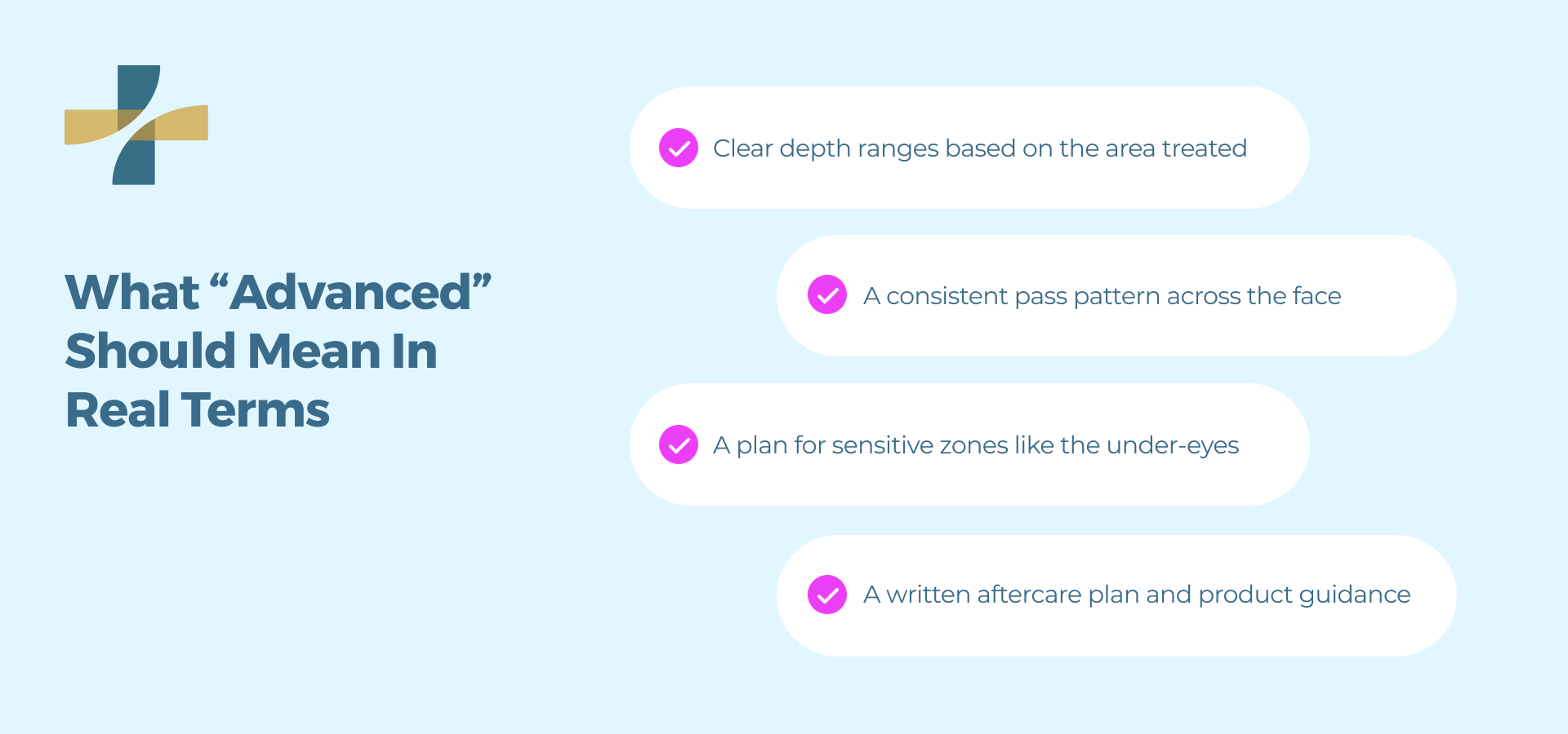 What "Advanced" should mean in Real Terms