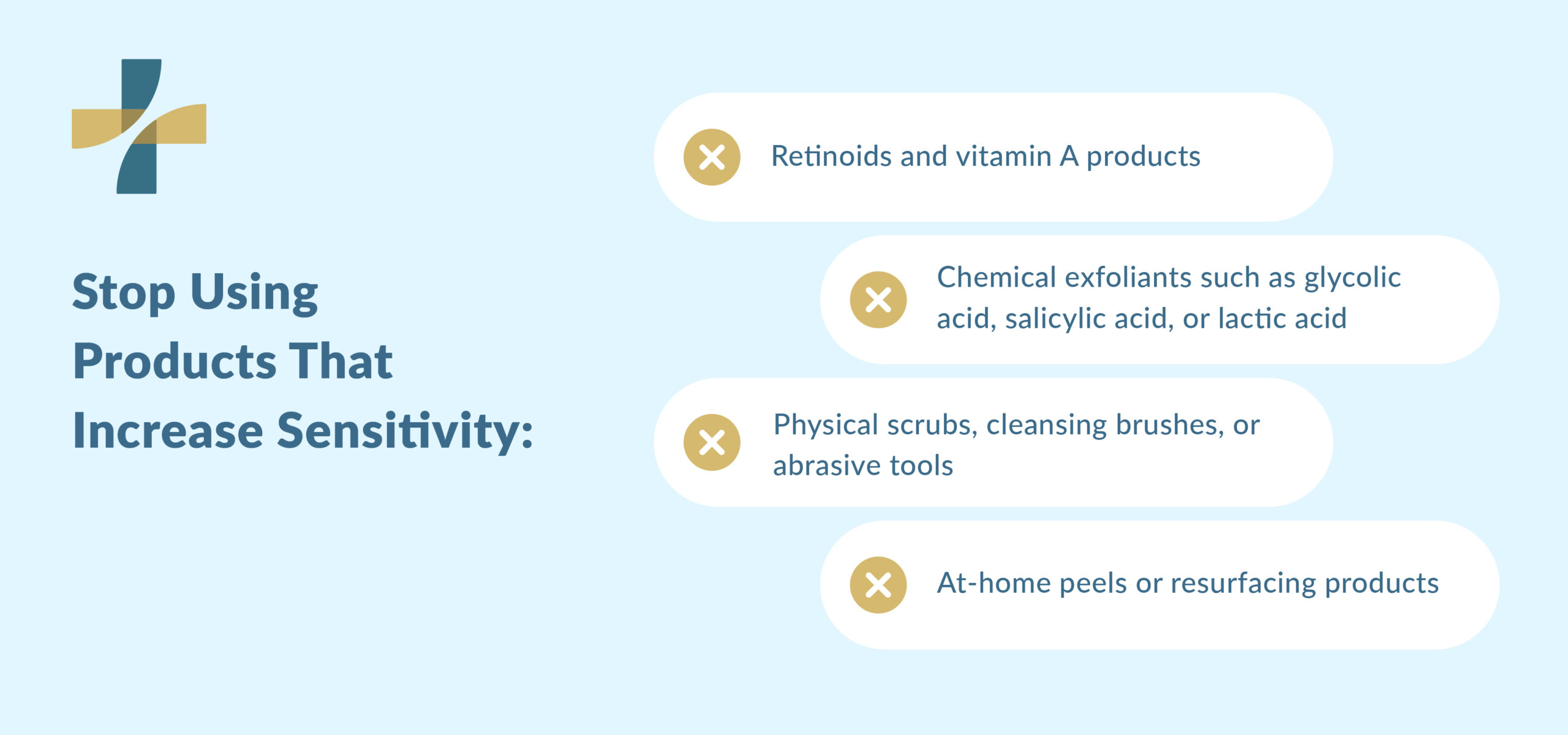 Micro Needling clinic tips: avoid products that increase sensitivity