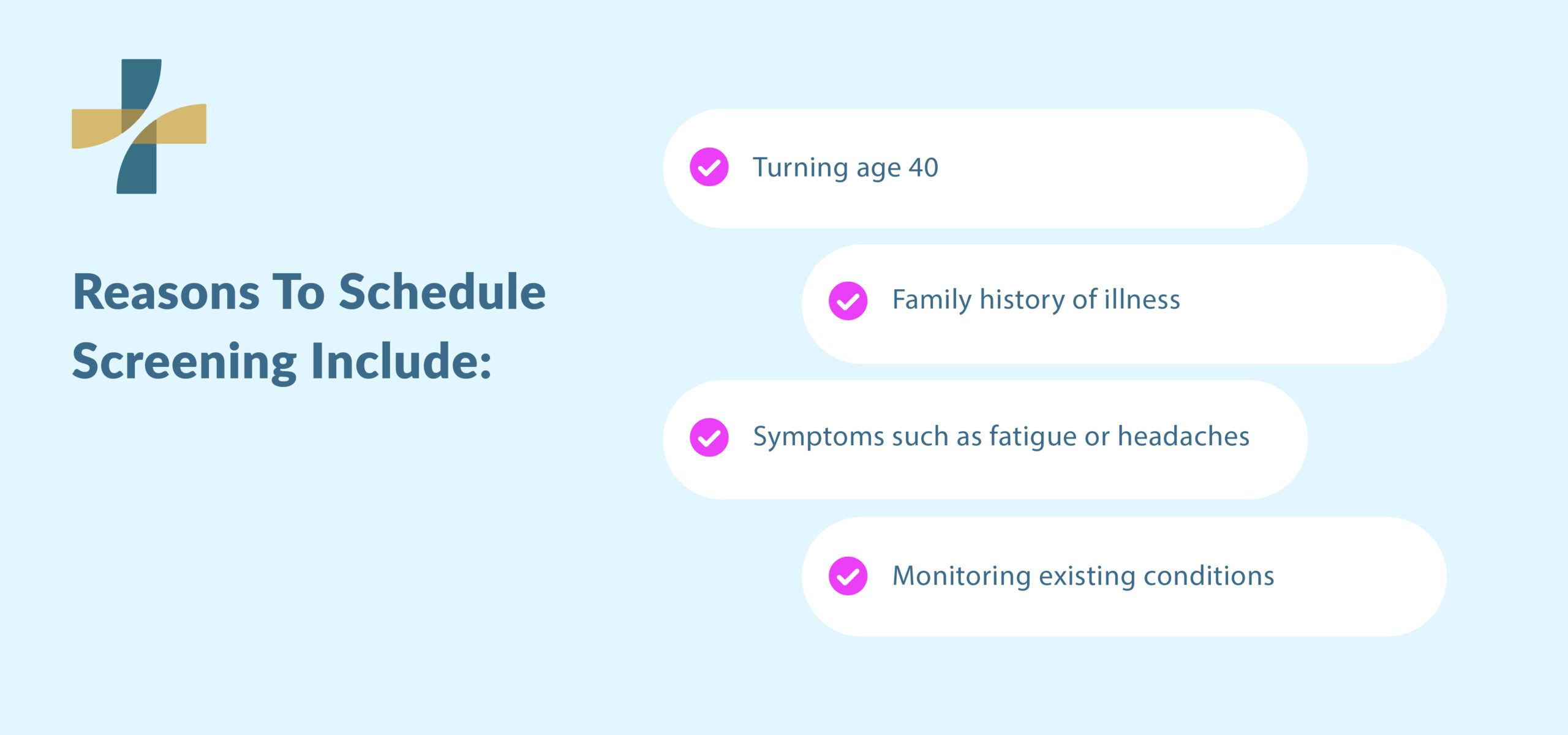 Reasons to book men's health screening over 40