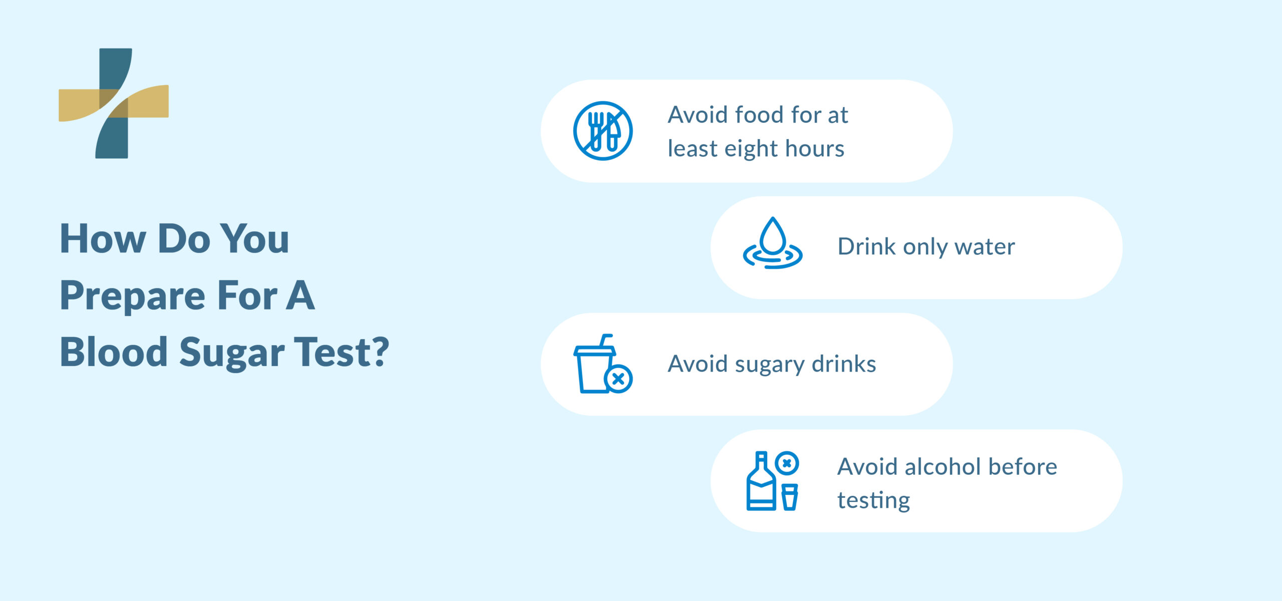 How to prepare for a blood sugar test step by step